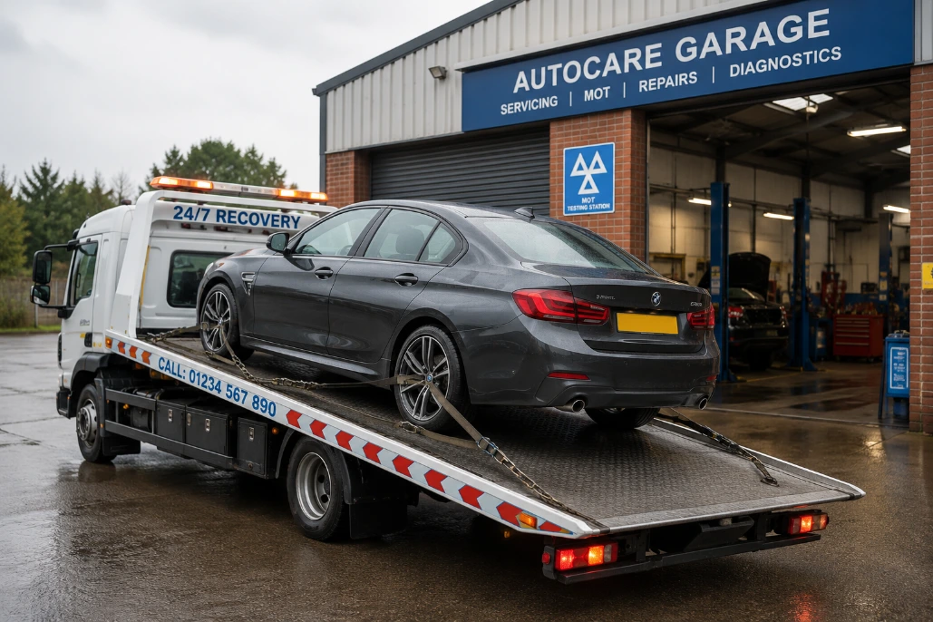 Recovery to Garage / Workshop